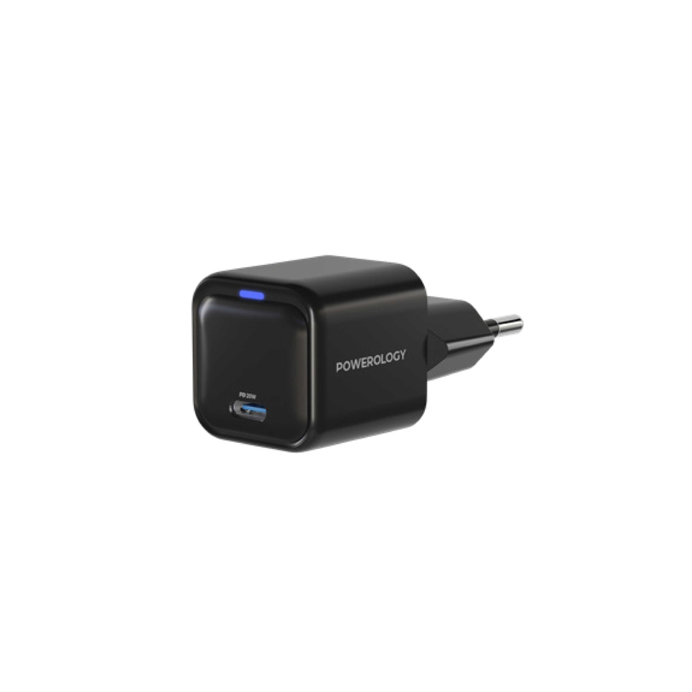Powerology Ultra Compact GaN Charger PD 20W