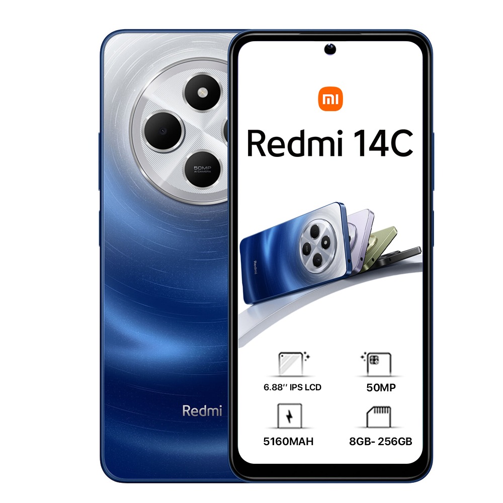 شاومي ريدمي 14C ثنائي الشريحة - 256 جيجا، 8 جيجا رام، 4G