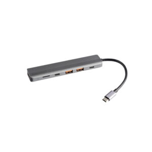 باور لوجي 6 في 1 سليم 4K HDMI USB-C Hub 100W