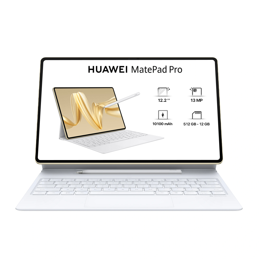Huawei MatePad Pro 12.2" - 12GB RAM - 512GB With Huawei Glide Keyboard - WIFI | Tandem Oled PaperMatte Edition
