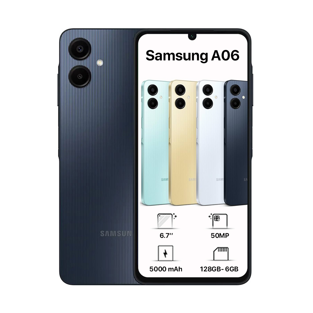 سامسونج A06 ثنائي الشريحة - 128 جيجا، 6 جيجا رام، 4G