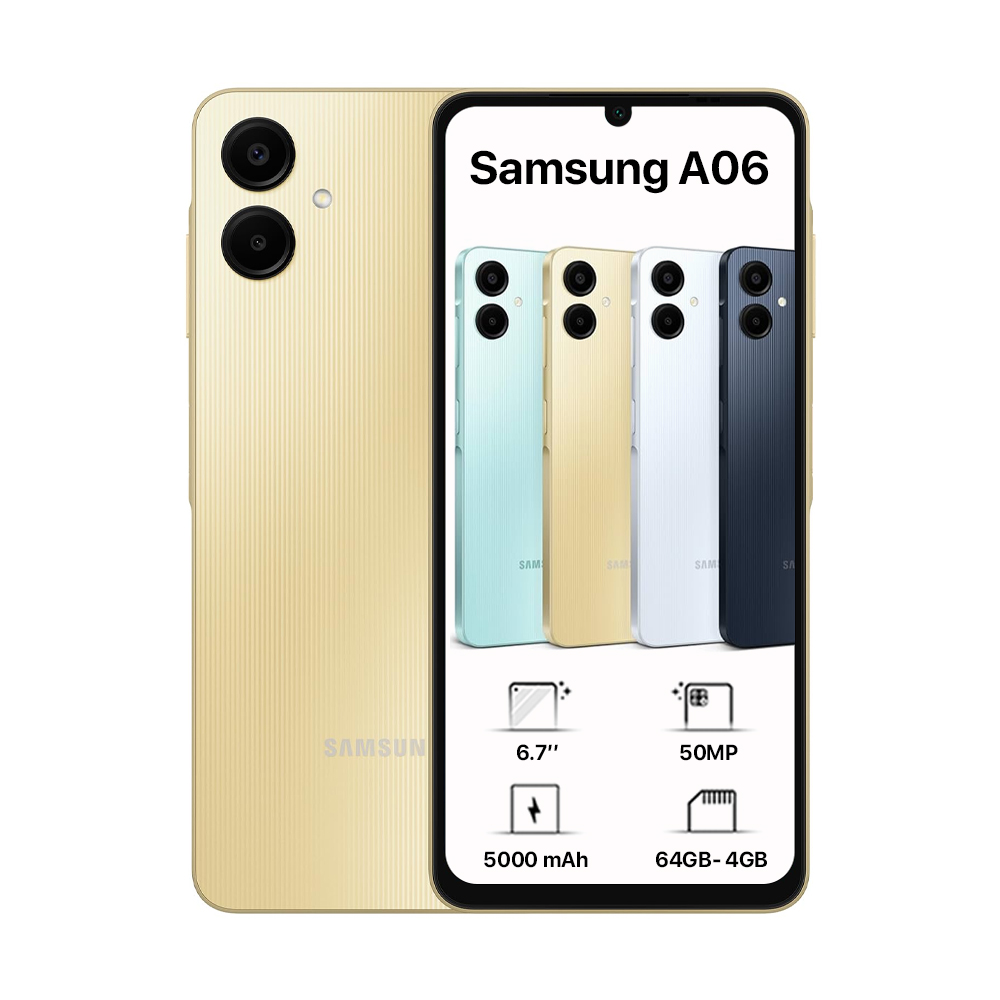 سامسونج A06 ثنائي الشريحة - 64 جيجا، 4 جيجا رام، 4G