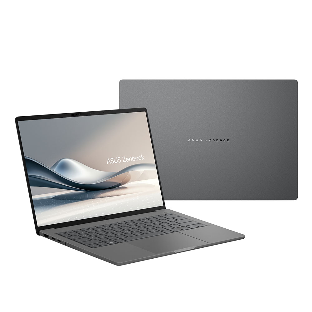أسوس زينبوك A14 موديل UX3407RA-QD010W بمعالج سناب دراجون X إيليت X1E وذاكرة عشوائية 32 جيجابايت ومساحة تخزين داخلية 1 تيرابايت من نوع SSD، مع شاشة 14 بوصة من نوع OLED، ويندوز 11
