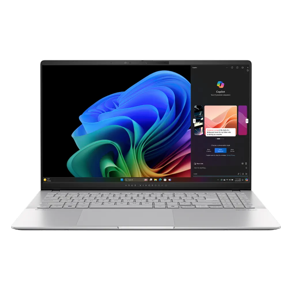 ASUS Vivobook S15 OLED S5507QA-MA037W - Snapdragon XPlus X1P - 16GB - 512GB SSD - 15.6 INCH 3K OLED - Windows 11