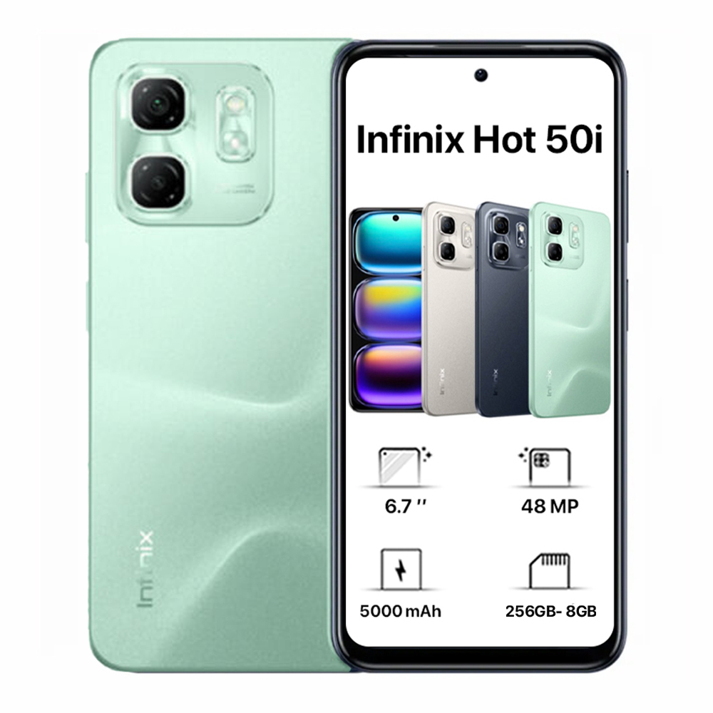 Infinix Hot 50i Dual Sim - 256GB,8GB Ram,4G