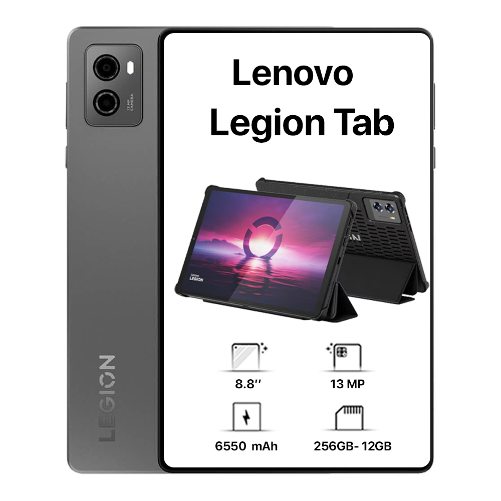 Lenovo Legion Tab - 256GB - 12GB - 8.8 inch 165Hz 2.5K - WiFi With Folio Case