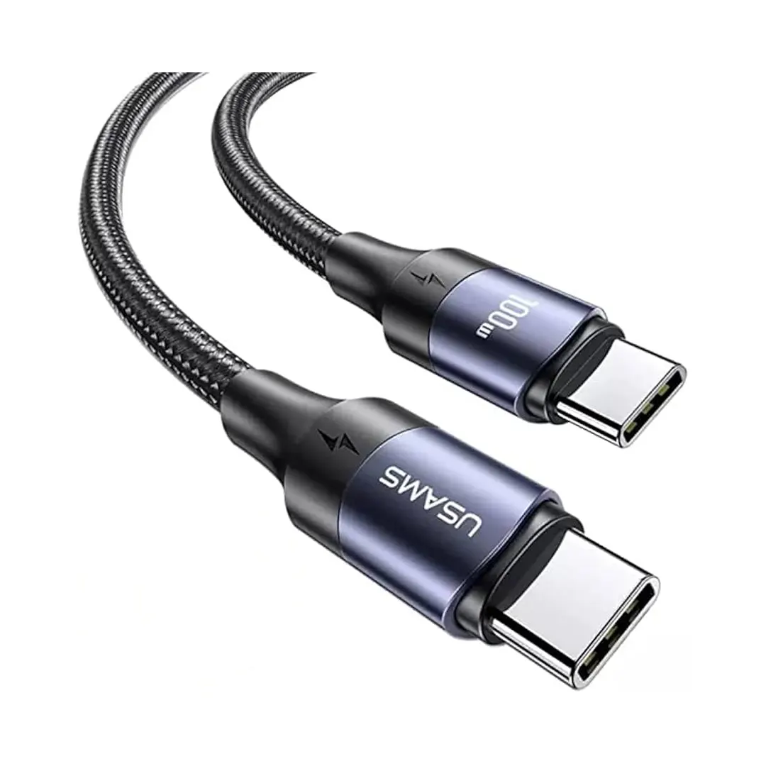 Usams SJ525 Type-C To Type-C Fast Charging Cable 100W 2M