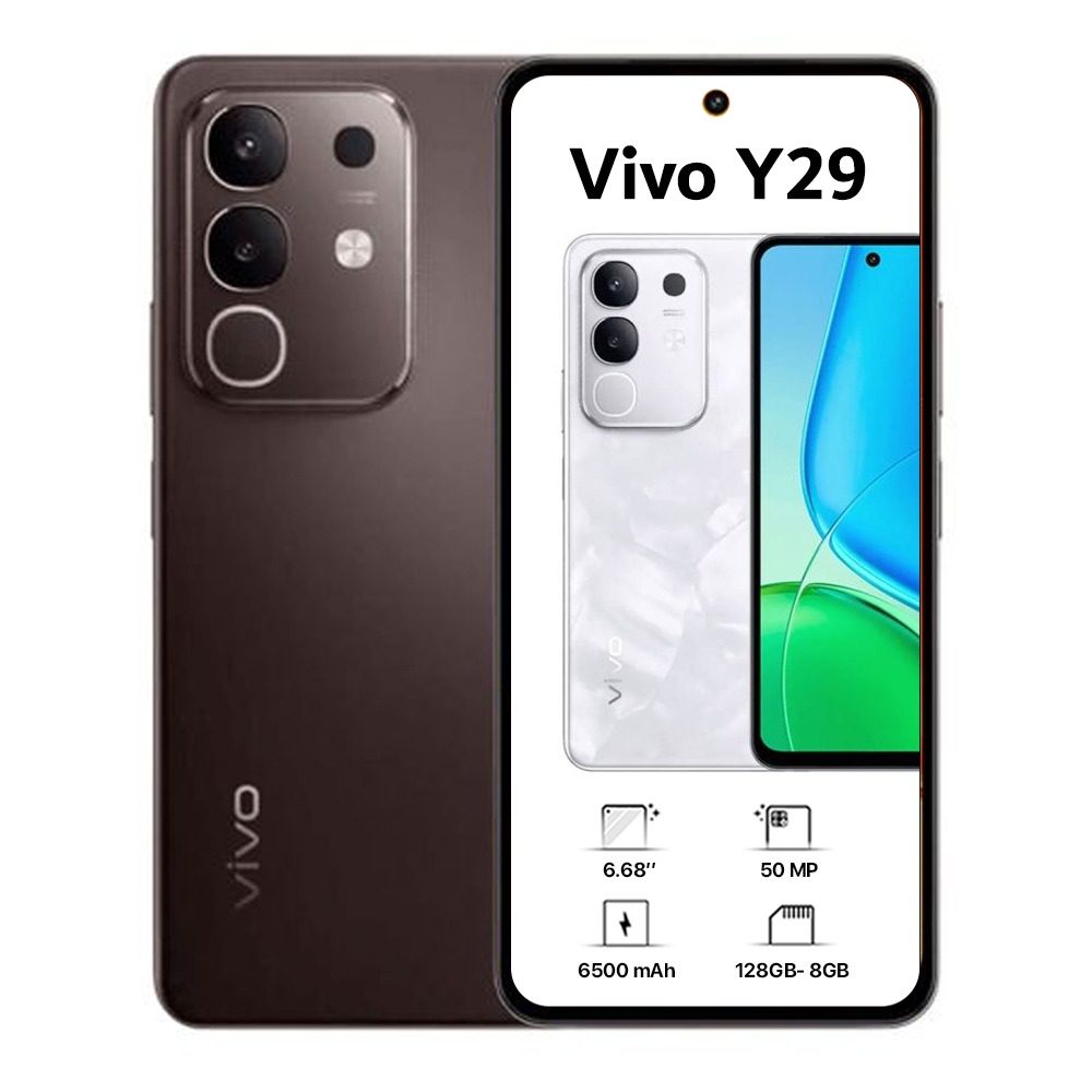 Vivo Y29 Dual Sim - 128B, 8GB RAM, 4G