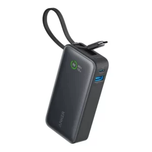 Anker Nano 10,000 mAh Power Bank Built-In USB-C Cable 30W