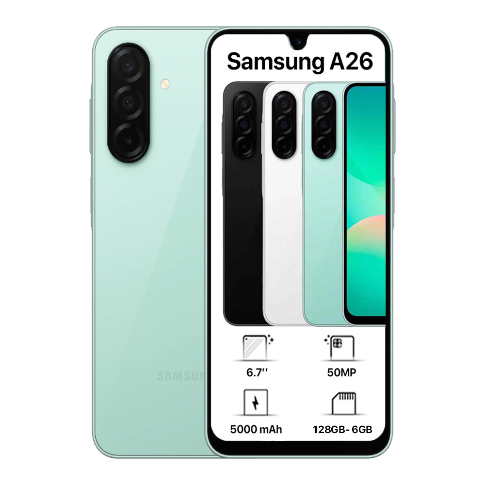 Samsung Galaxy A26 Dual Sim - 128GB, 6GB Ram, 5G