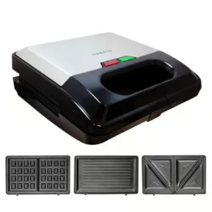 Sokany 3 in 1 Sandwich Maker 1000 Watt, KJ-835