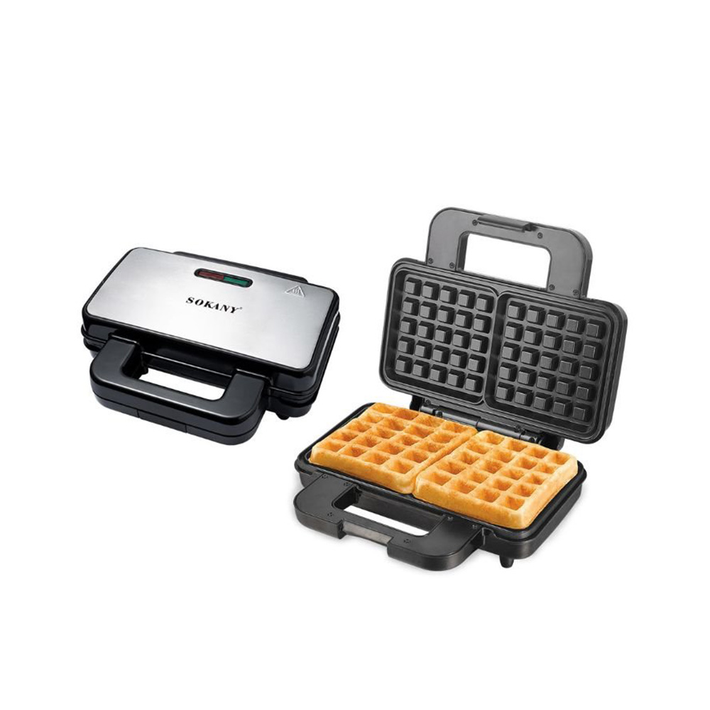 Sokany Large Waffle Maker 1000 Watt - KJ-225