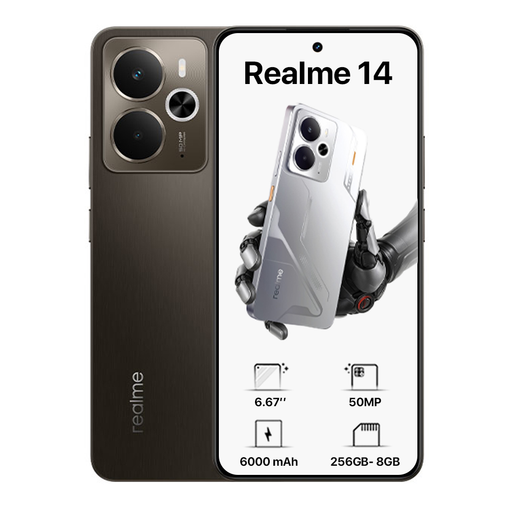 Realme 14 Dual Sim - 256GB , 12GB RAM,5G