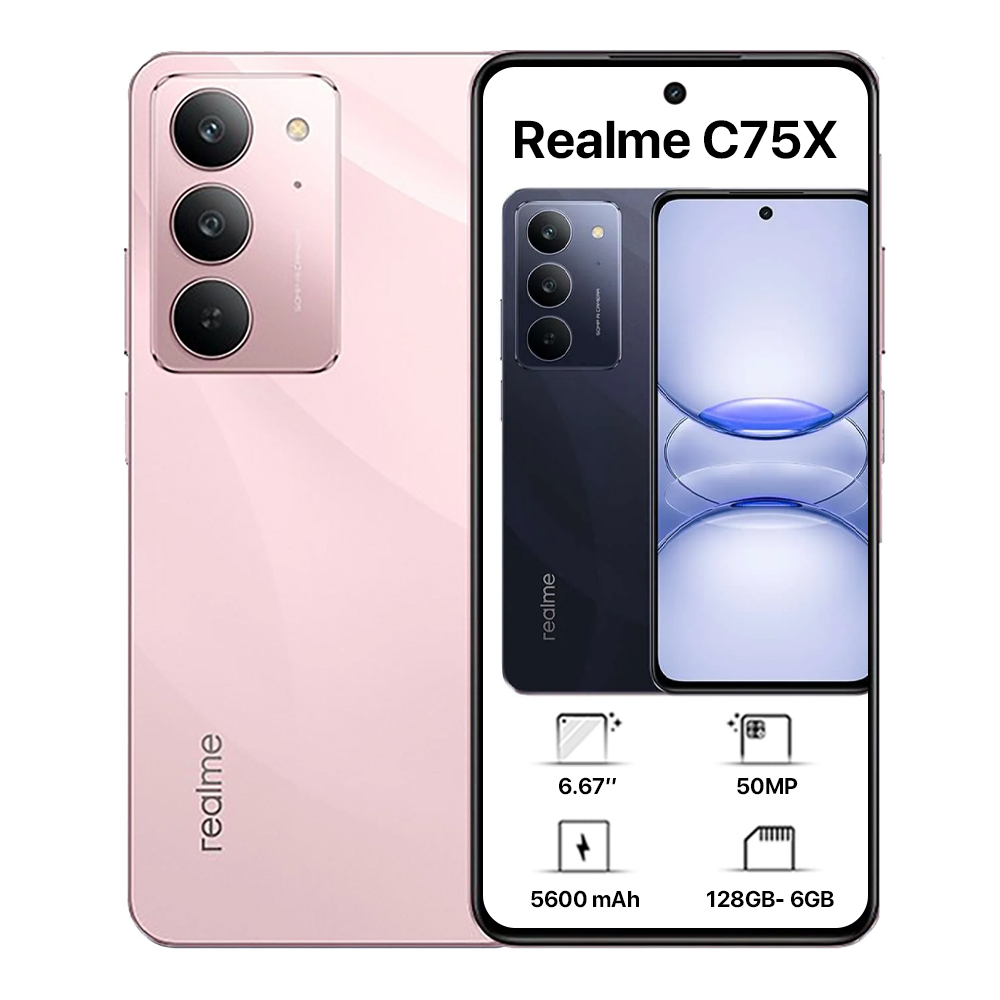 未開封realme C71 6GB+128GB Simフリー Realme C75X Dual Sim – 128GB, 6GB Ram,4G - دبي فون