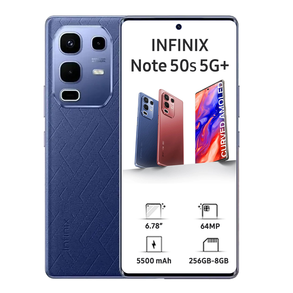 Infinix Note 50s Dual Sim - 256GB,8GB Ram,5G