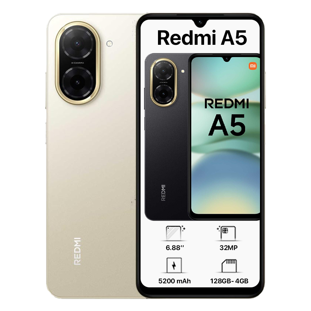 Xiaomi Redmi A5 Dual Sim - 128GB, 4GB Ram, 4G