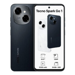 Tecno Spark Go1 Dual Sim - 64GB, 3GB RAM, 4G