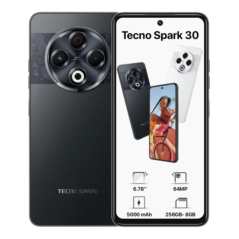 Tecno Spark 30 Dual Sim - 256GB, 8GB RAM, 4G