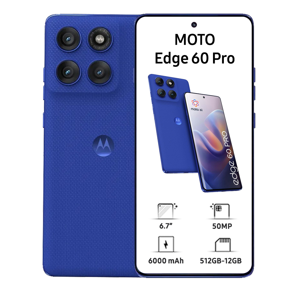 Motorola Edge 60 Pro Dual Sim - 512GB, 12GB Ram, 5G