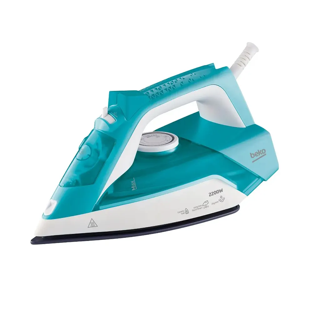 Beko Steam Iron 2200 Watt Ceramic coated soleplate - SIM3122T