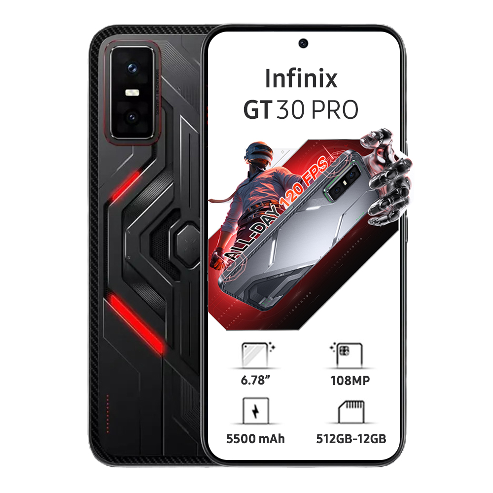 Infinix GT 30 Pro Dual Sim – 512GB,12GB Ram,5G - دبي فون